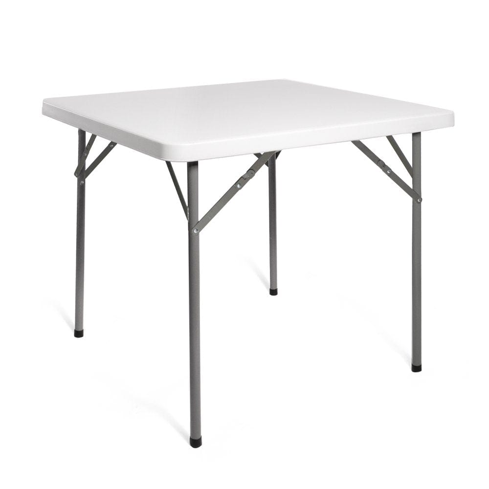 KARMAS PRODUCT 8FT Long Folding Party Table - 96In White Event Commercial Table Portable W/Handle for Office, Beach, Picnic, Garden, Home, Dining, Wedding Indoor Outdoor