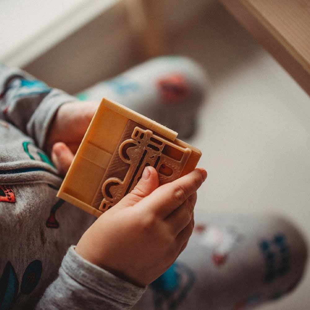 Kinfolk Pantry Eco Stamp Set Train (6pcs)