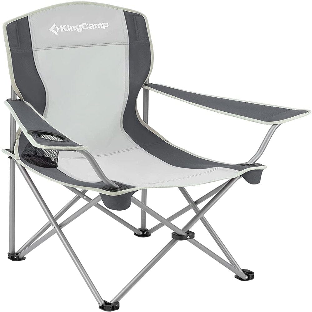 Kingcamp Folding Camping Chairs Portable Beach Chairs for Adults Blue