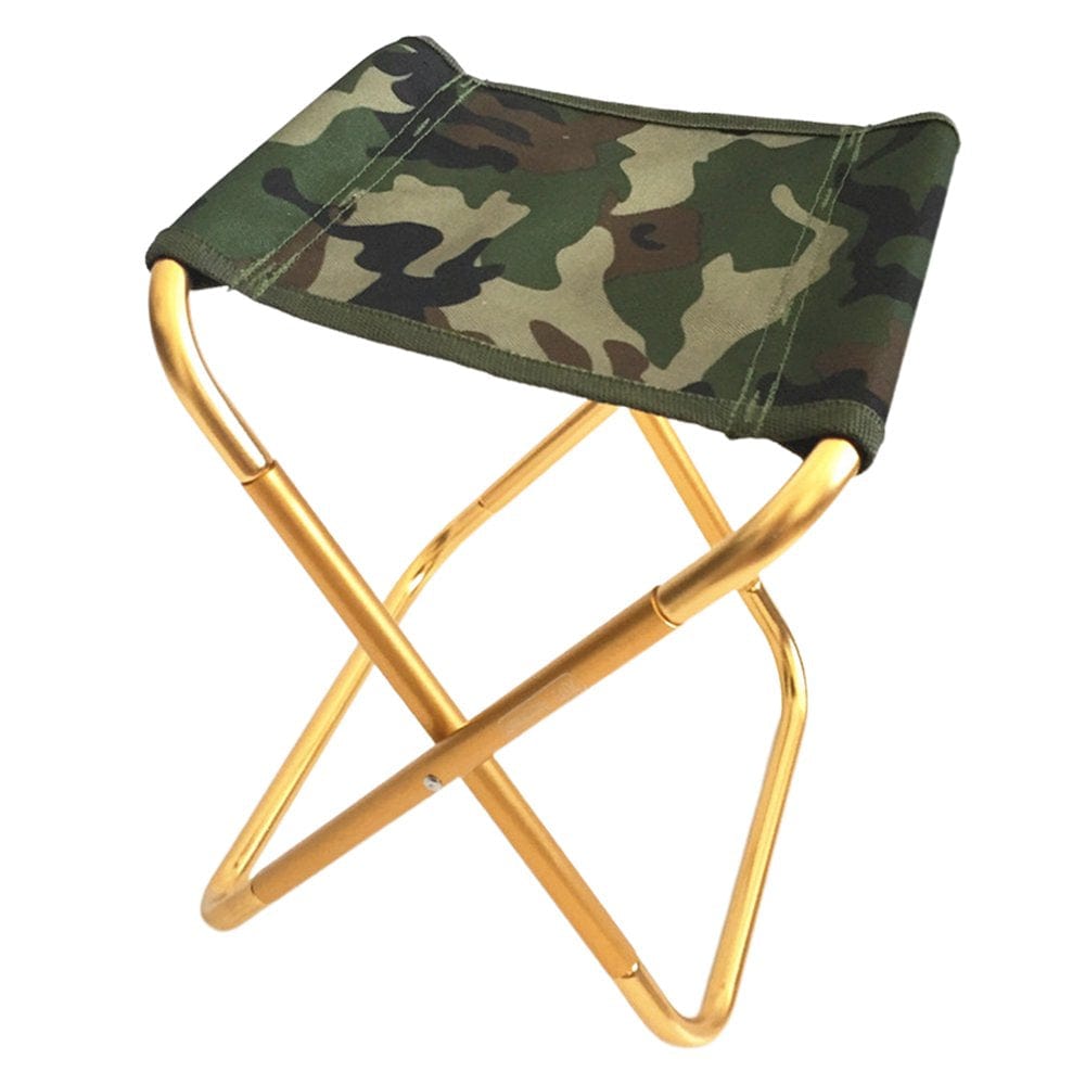 Kruixl Portable Folding Chair High Load-Bearing Capacity Not Easily Deformed Furniture Rest Fishing Stool Camping Equipment