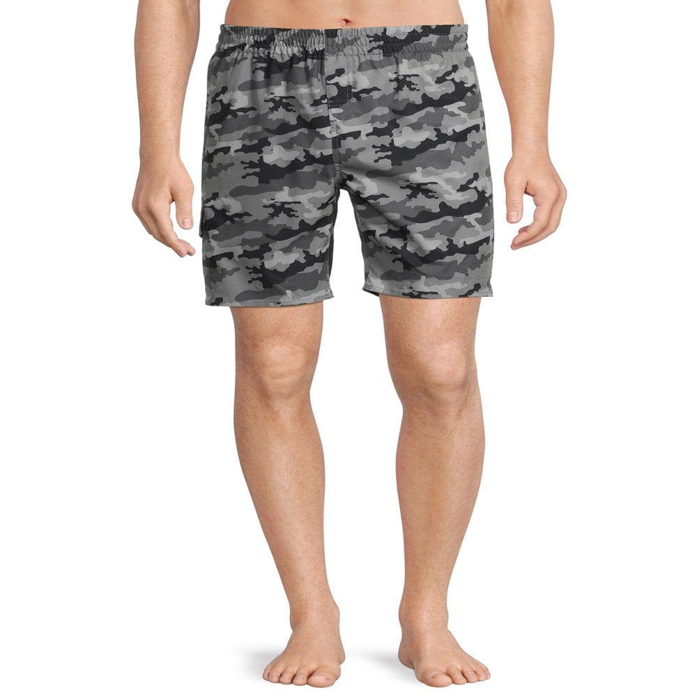 Laguna Men'S Camofied Stretch 7.5" Swim Trunks, Sizes S-XL
