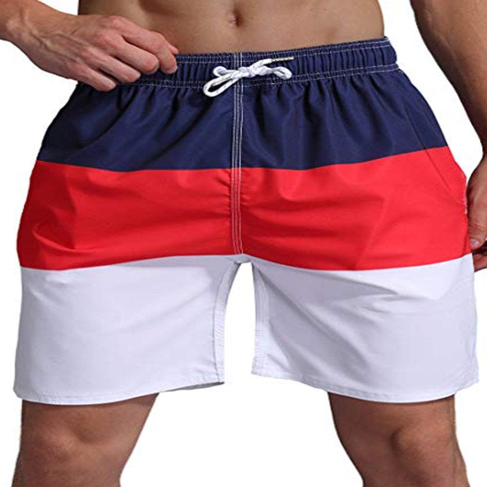 LELINTA Mens Big Extended Size Swim Trunks, Mens Board Shorts and Swimming Trunks for the Big and Tall Man, Mens plus Size Swimsuit Sizes 2X, 3X, 4X