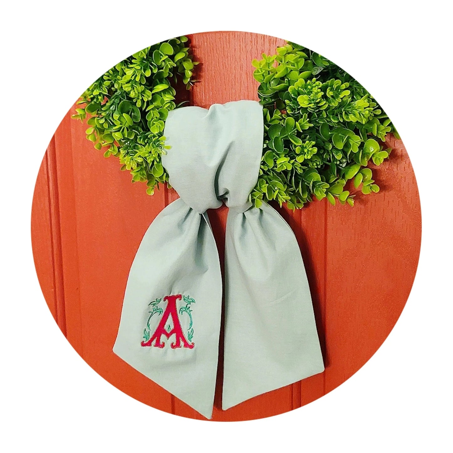 Linen Wreath Sash - 54" Wreaths & Garlands The Royalty Collection