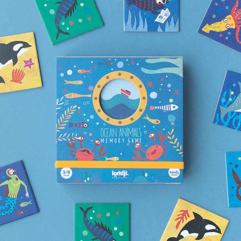Londji Ocean Animals Memory Game