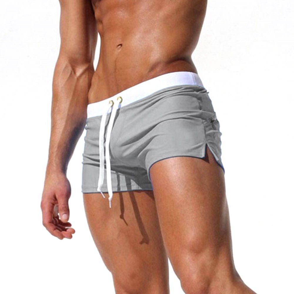 Mens Boys Swim Shorts Swimming Trunks Swimwear Beachwear Beach Trousers Shorts Swimsuit Board Shorts with Pocket Beach Pants Swimming Bathing Suit Underwear Casual Quick Dry Swimming Surfing