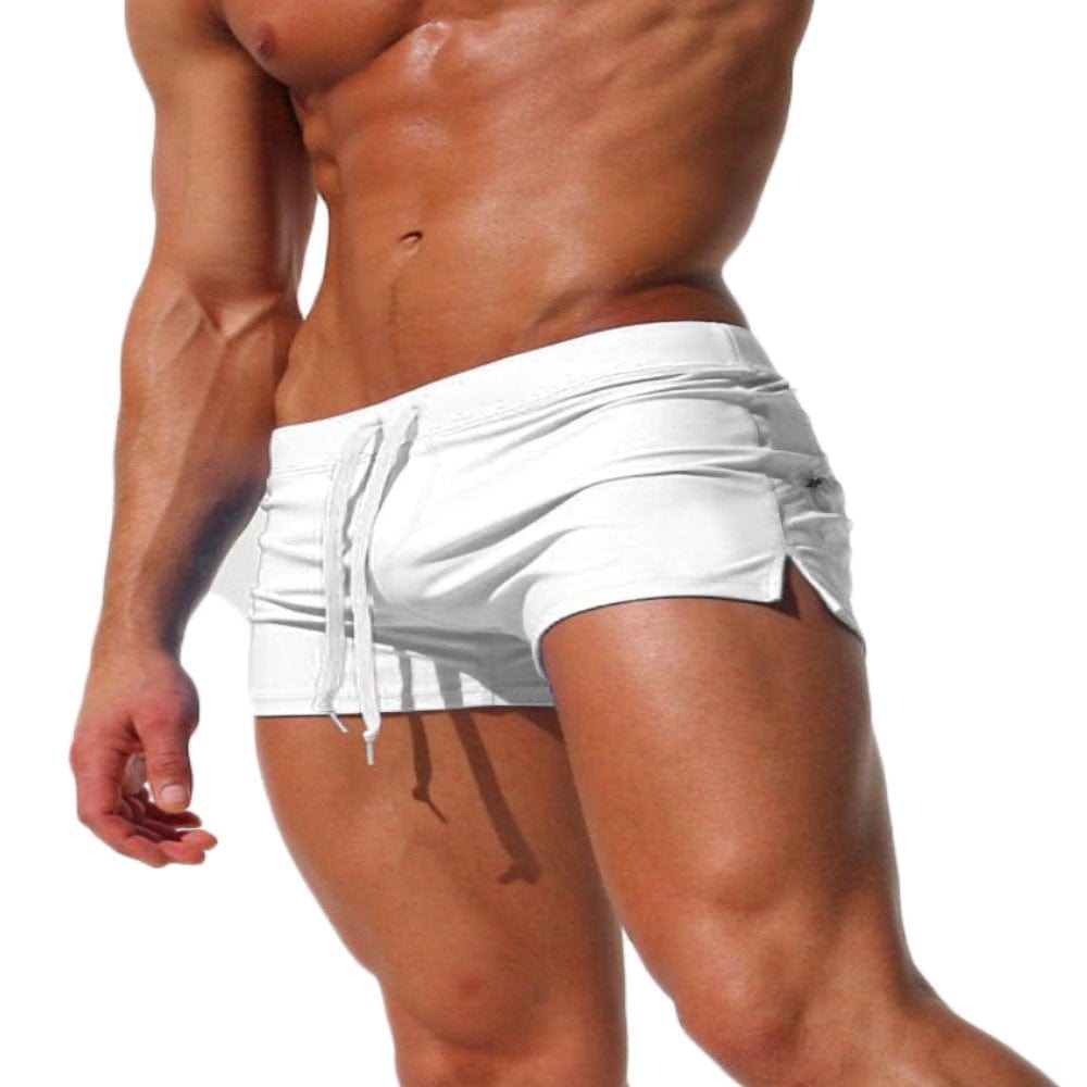 Mens Boys Swim Shorts Swimming Trunks Swimwear Beachwear Beach Trousers Shorts Swimsuit Board Shorts with Pocket Beach Pants Swimming Bathing Suit Underwear Casual Quick Dry Swimming Surfing
