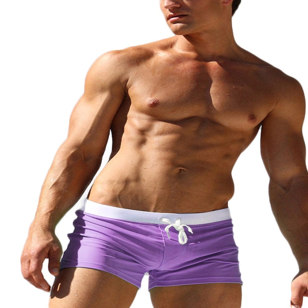 Mens Swimsuit Swim Shorts Swim Trunks Swimwear Beach Pants Swimming Surfing Bathing, Boys Board Shorts Swim Trunks Beachwear Underwear with Pocket Casual Beach Trunks Shorts