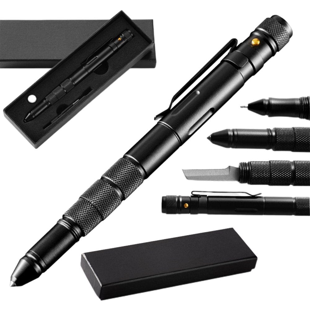 Multitool Pen with Flashlight Anniversary Birthday Gifts for Boyfriend Him Husband Dad with Gift Box