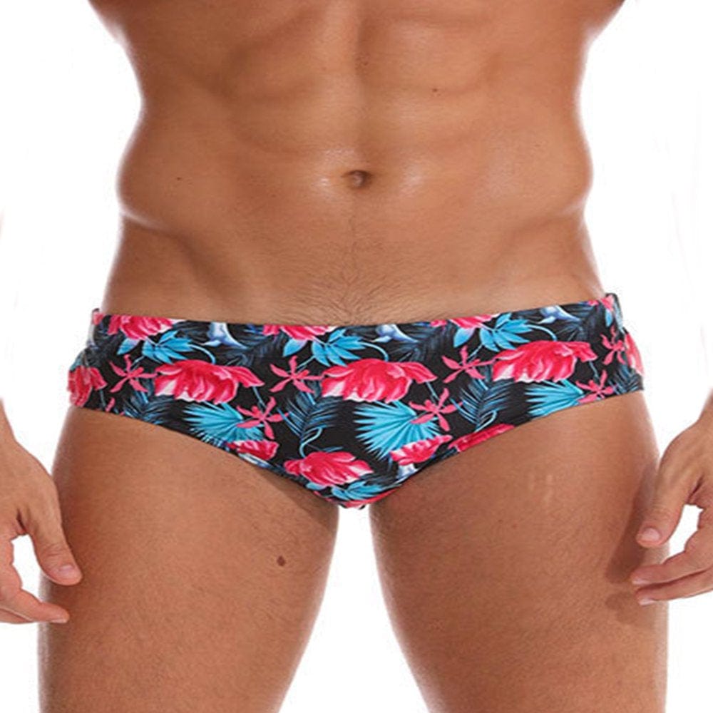 New Men Boxer Briefs Swimming Shorts Trunks Swimwear Swimsuit Underwear Bikini Swimming Bathing Surfing Suit Quick Drying 19 Color M-3XL