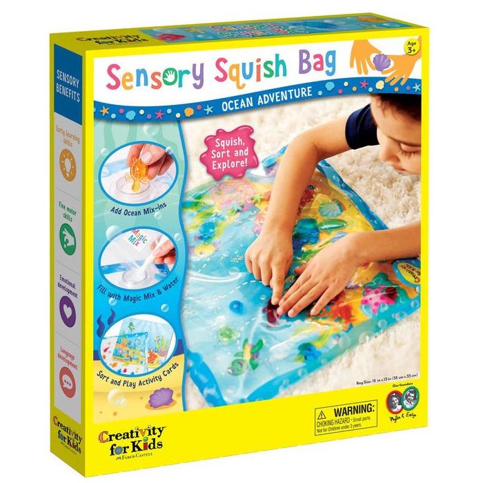 Creativity for Kids Sensory Squish Bag Ocean Adventure