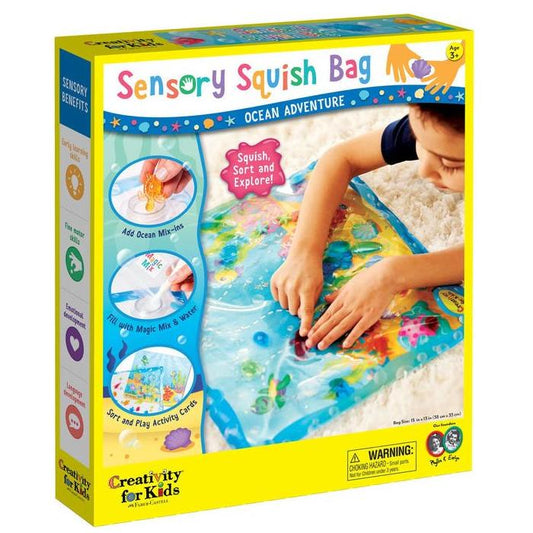 Creativity for Kids Sensory Squish Bag Ocean Adventure