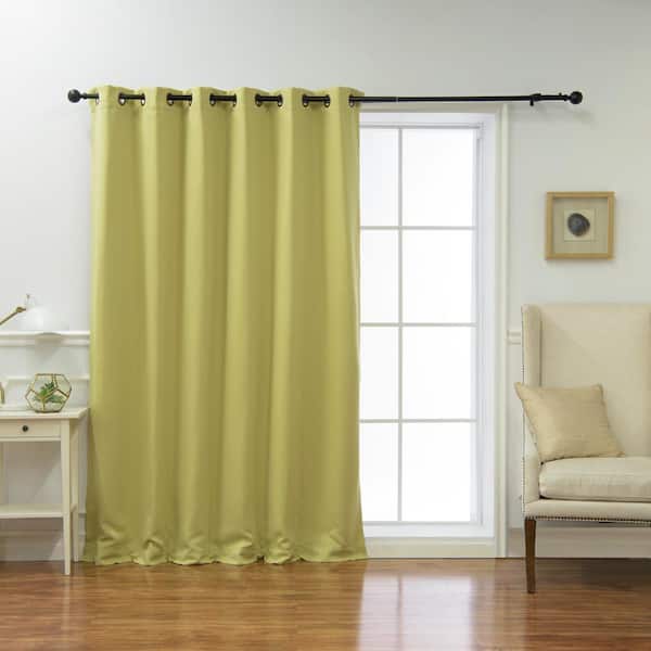 80" x 84" Blackout Curtain Thermal Insulated Triple Weave, Sage