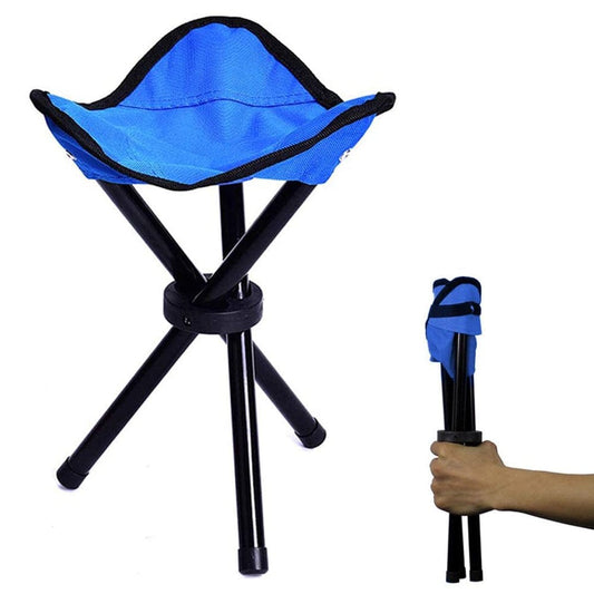 Seenda Portable Folding Tripod Stool Three Legged Stool Chair for Outdoor Camping Hiking Fishing