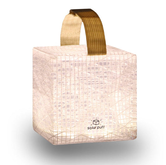 Collapsable Solar-Powered Lantern SolarPuff™ in Warm White