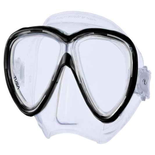 Tusa M-211 Freedom One Scuba Diving and Snorkeling Mask - Black