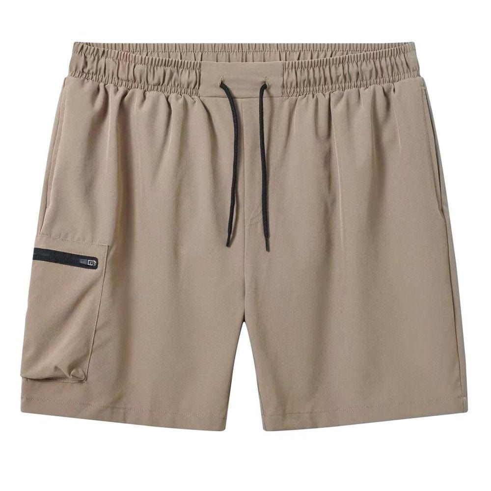 Yukaichen Men'S Swim Shorts Quick Dry Beach Shorts with Zip Pockets and Mesh Lining Army Green 30