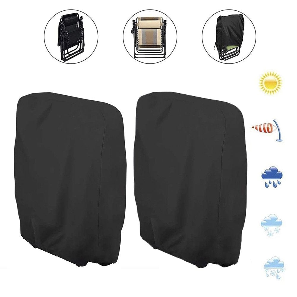 Zero Gravity Folding Chair Cover,Nktier 2/1Pack Zero Gravity Chair Covers,Outdoor Furniture Cover, Waterproof Dustproof anti Gravity Folding Patio Chair Covers with Storage Bag