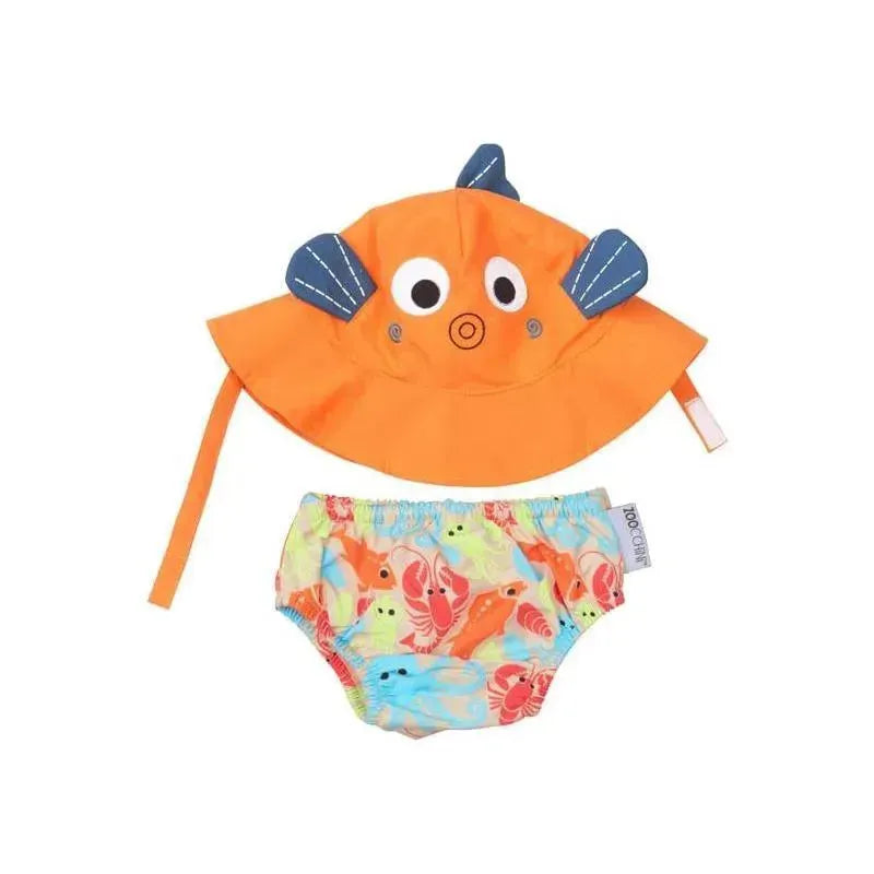 Zoocchini Baby Swim Diaper & Sun Hat Set Fish