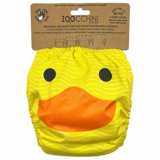Zoocchini - Cloth Diaper Duck With 2Pk Insert One Size