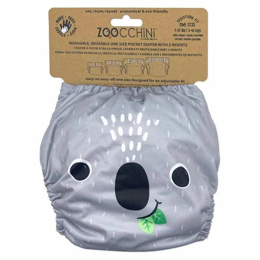 Zoocchini - Cloth Diaper Koala With 2Pk Insert One Size